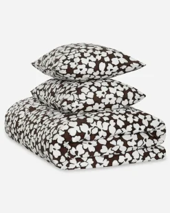 Jasper Conran 200 Thread Count Cotton Abstract Floral Duvet Cover Set New