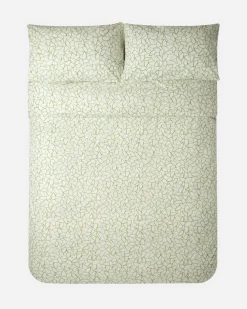 Jasper Conran 200 Thread Count Cotton Mini Leaves Duvet Cover Set Clearance