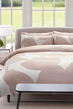 Jasper Conran 300 Thread Count Satin Cotton Floral Pillowcase Pair Pink Fashion