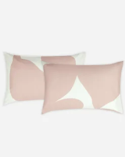 Jasper Conran 300 Thread Count Satin Cotton Floral Pillowcase Pair Pink Fashion