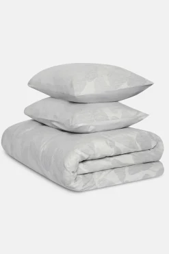 Jasper Conran Abstract Leaf Jacquard Duvet Set Grey Abstract Leaf Fashion