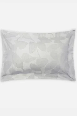 Jasper Conran Abstract Leaf Jacquard Oxford Pillow Case Melange Grey Best