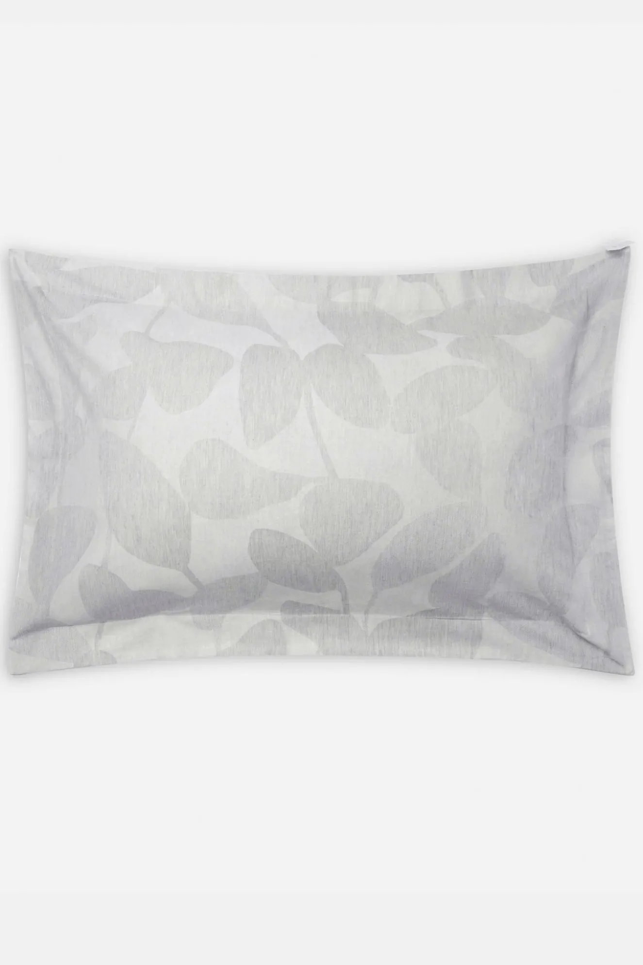 Jasper Conran Abstract Leaf Jacquard Oxford Pillow Case Melange Grey Best