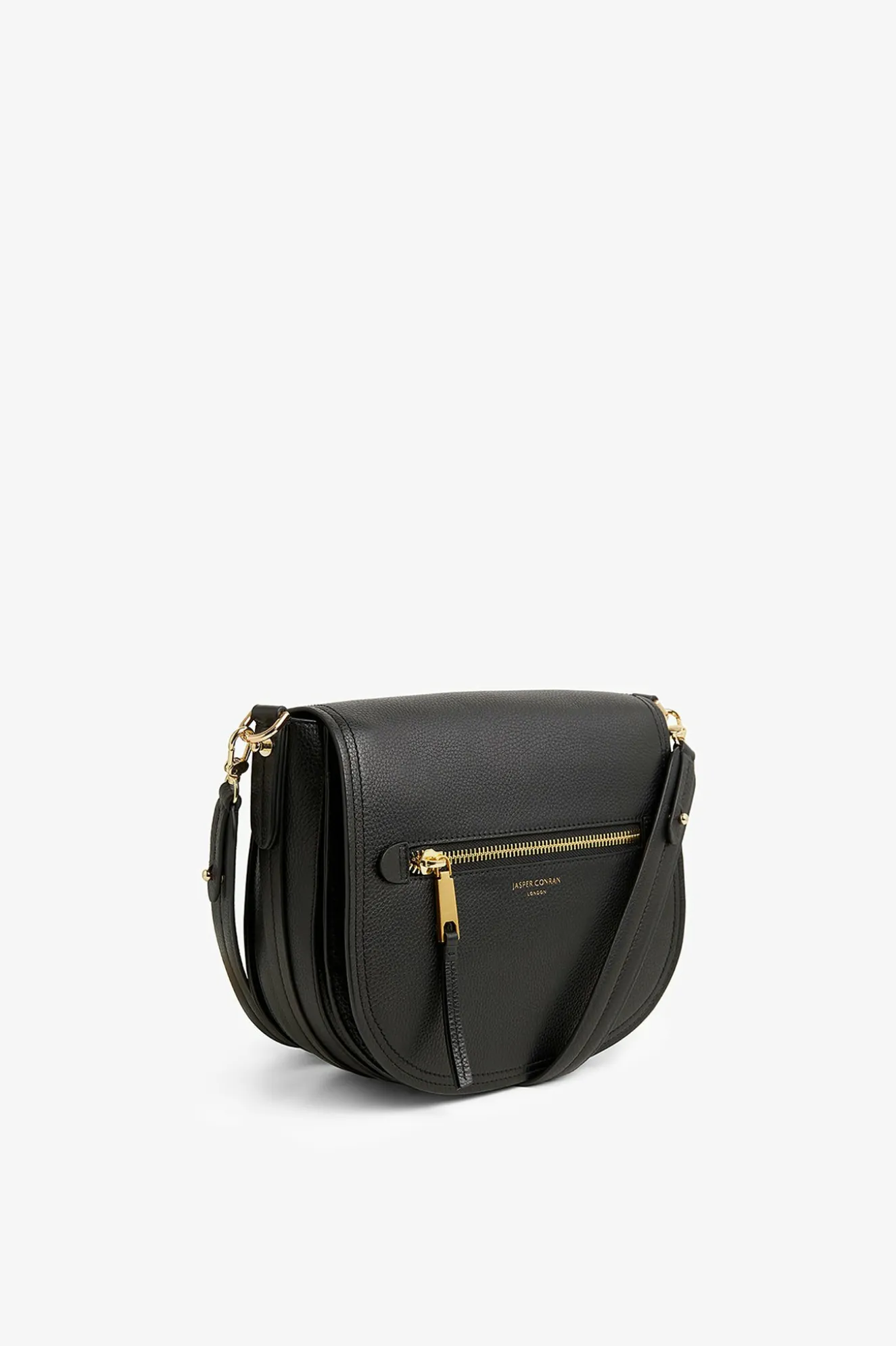 Jasper Conran Ada Leather Saddle Bag Fashion