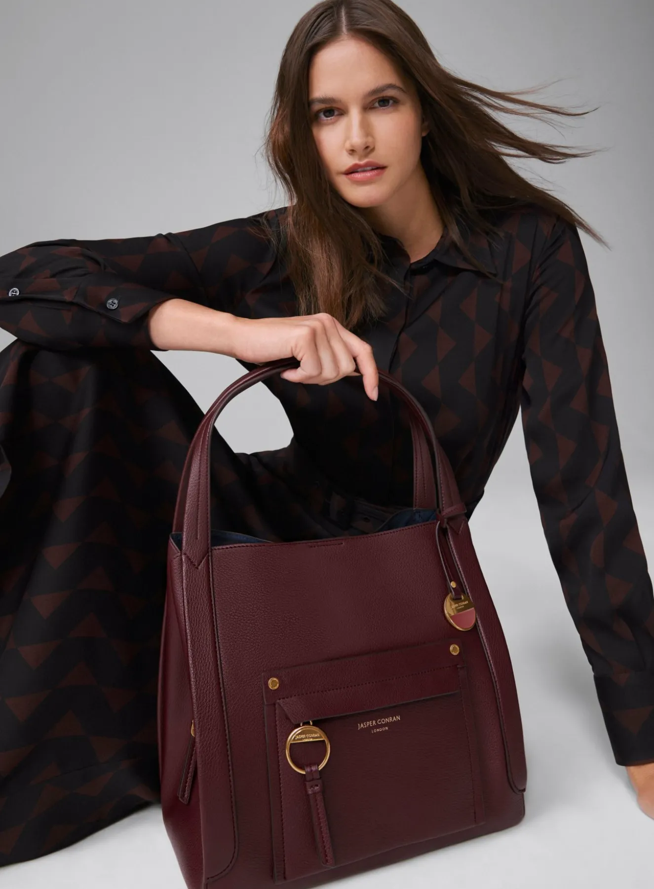 Jasper Conran Agatha Hobo Bag Outlet