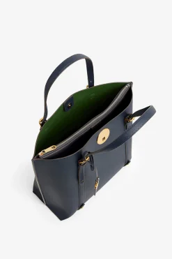 Jasper Conran Alexis Crosshatch Leather Grab Tote Discount
