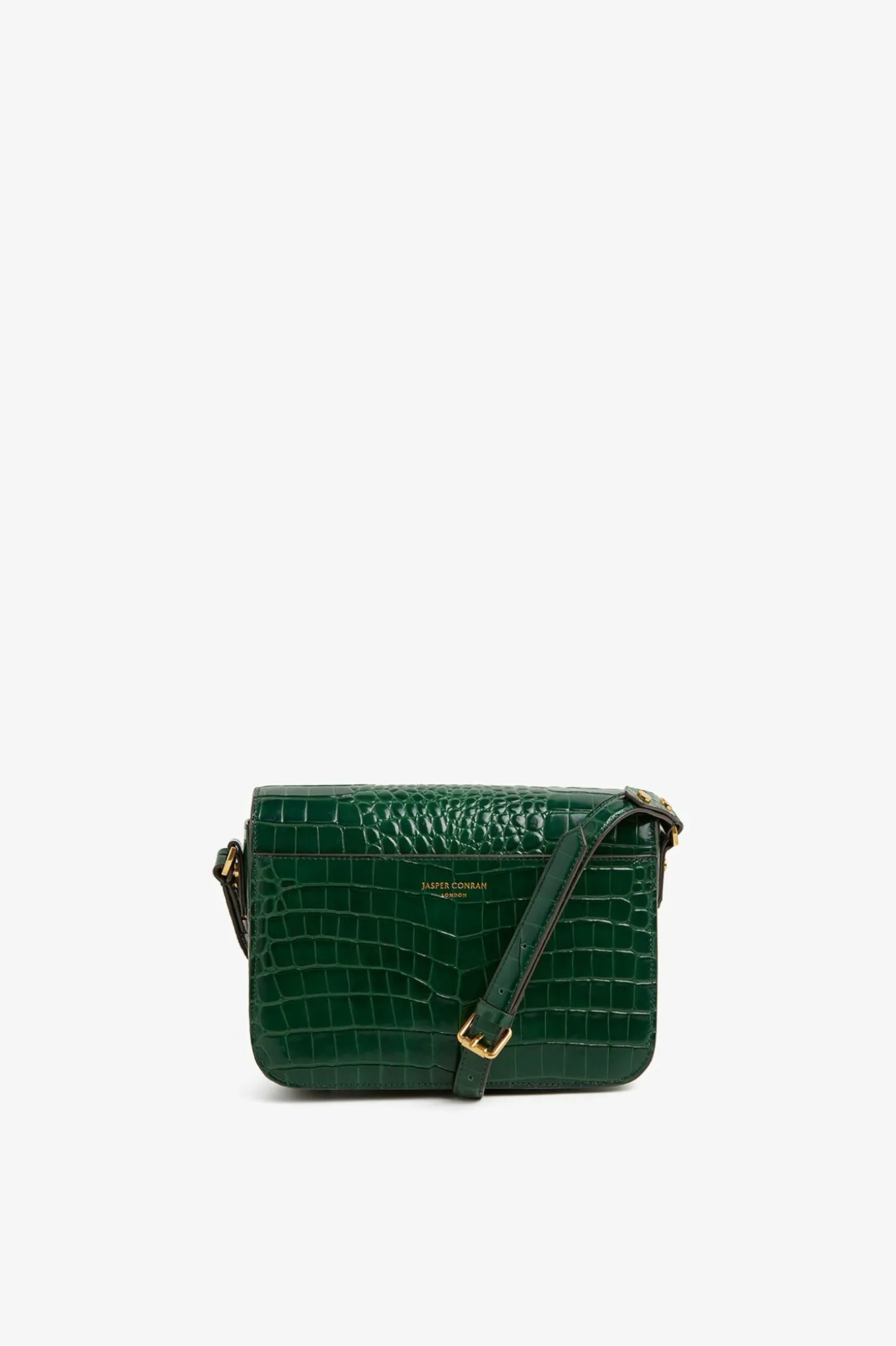 Jasper Conran Alexis Leather Flap Over Body Bag Fashion