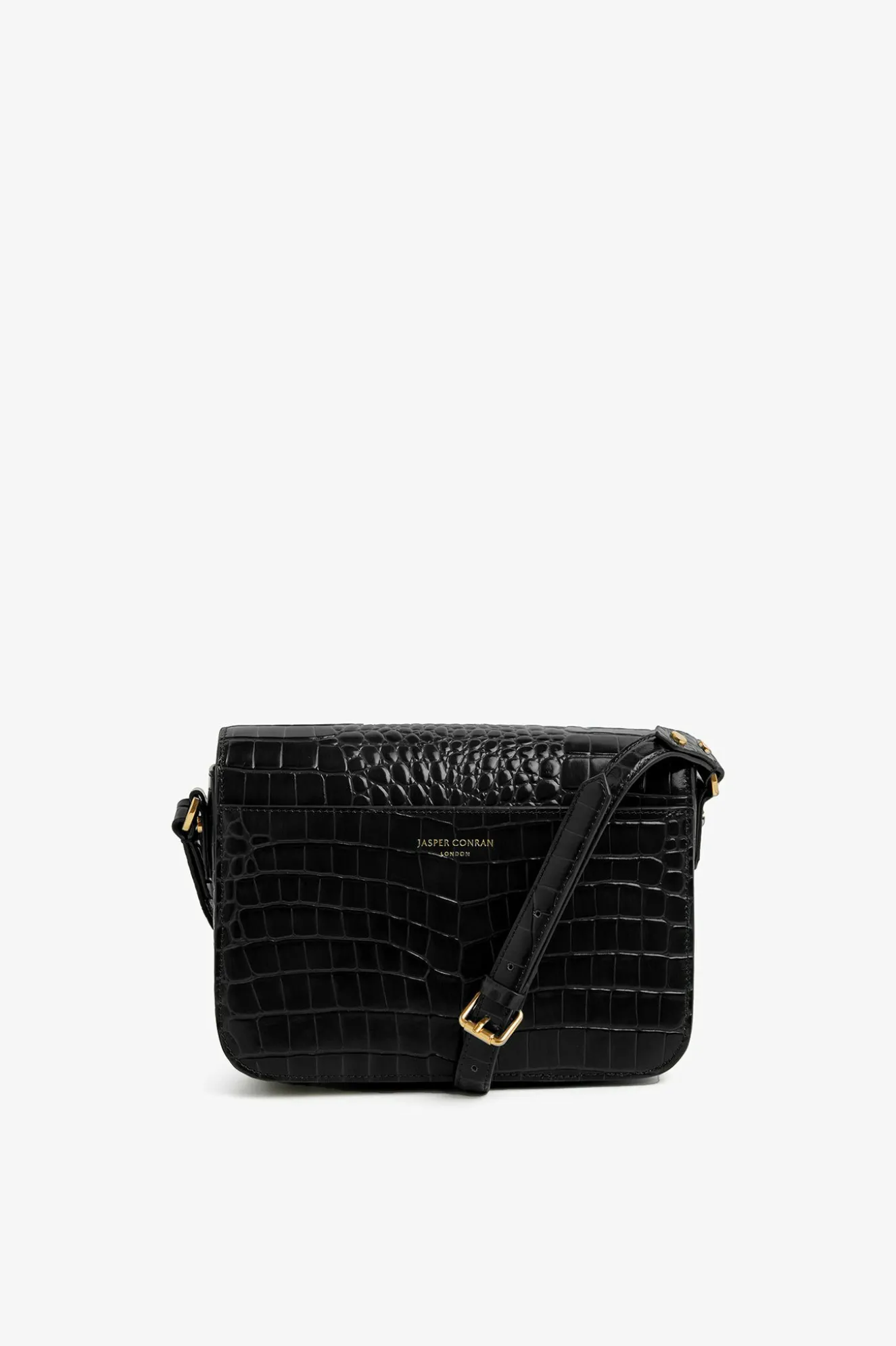 Jasper Conran Alexis Leather Flap Over Body Bag Fashion