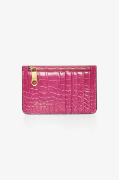 Jasper Conran Amber Croc Zip Coin & Card Holder Store