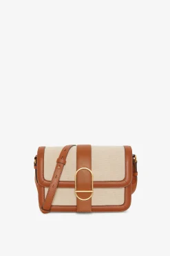 Jasper Conran Beatrix Flap Over Leather Cross Body New