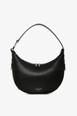 Jasper Conran Bee Leather Scoop Shoulder Bag Black New