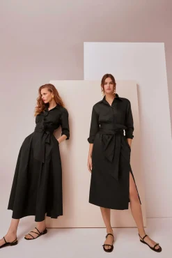 Jasper Conran Blythe Full Skirt Shirt Dress Hot