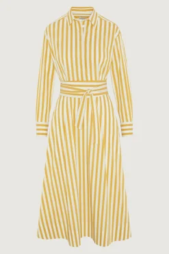 Jasper Conran Blythe Striped Full Skirt Shirt Dress Best