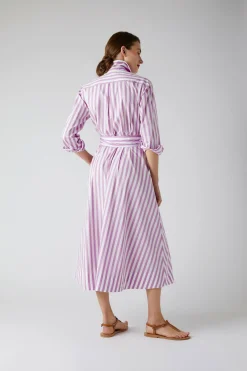 Jasper Conran Blythe Striped Full Skirt Shirt Dress Best