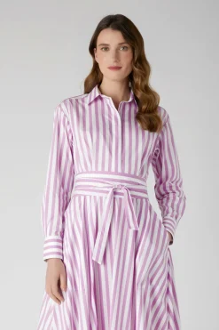 Jasper Conran Blythe Striped Full Skirt Shirt Dress Best