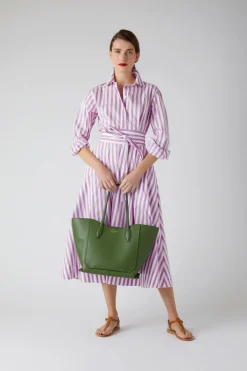 Jasper Conran Blythe Striped Full Skirt Shirt Dress Cheap