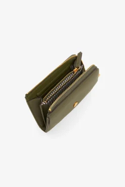 Jasper Conran Brianna Medium Zip Around Purse Khaki Store