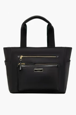 Jasper Conran Carmen Nylon Shopper Tote Bag Black Cheap