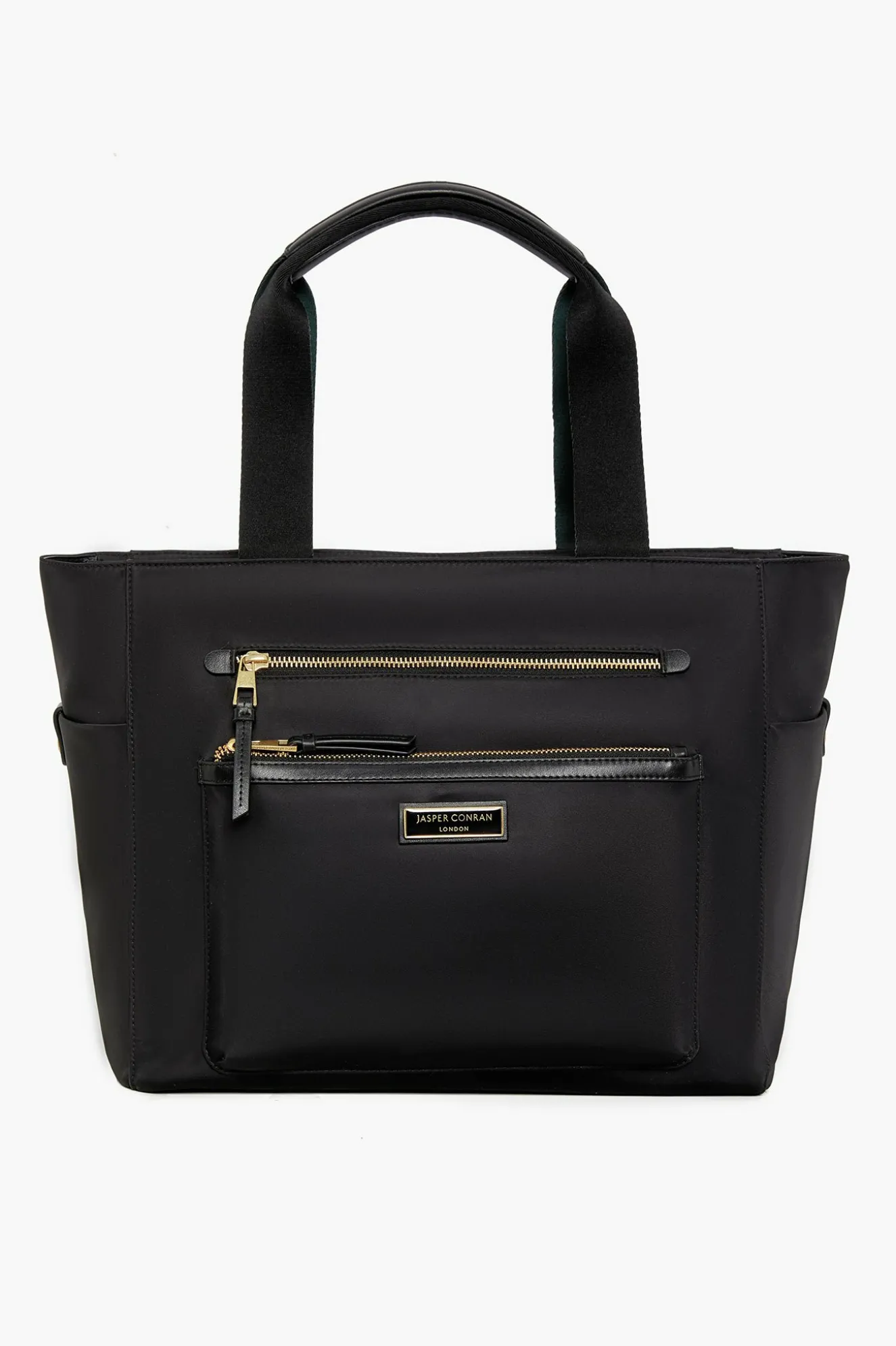 Jasper Conran Carmen Nylon Shopper Tote Bag Black Cheap