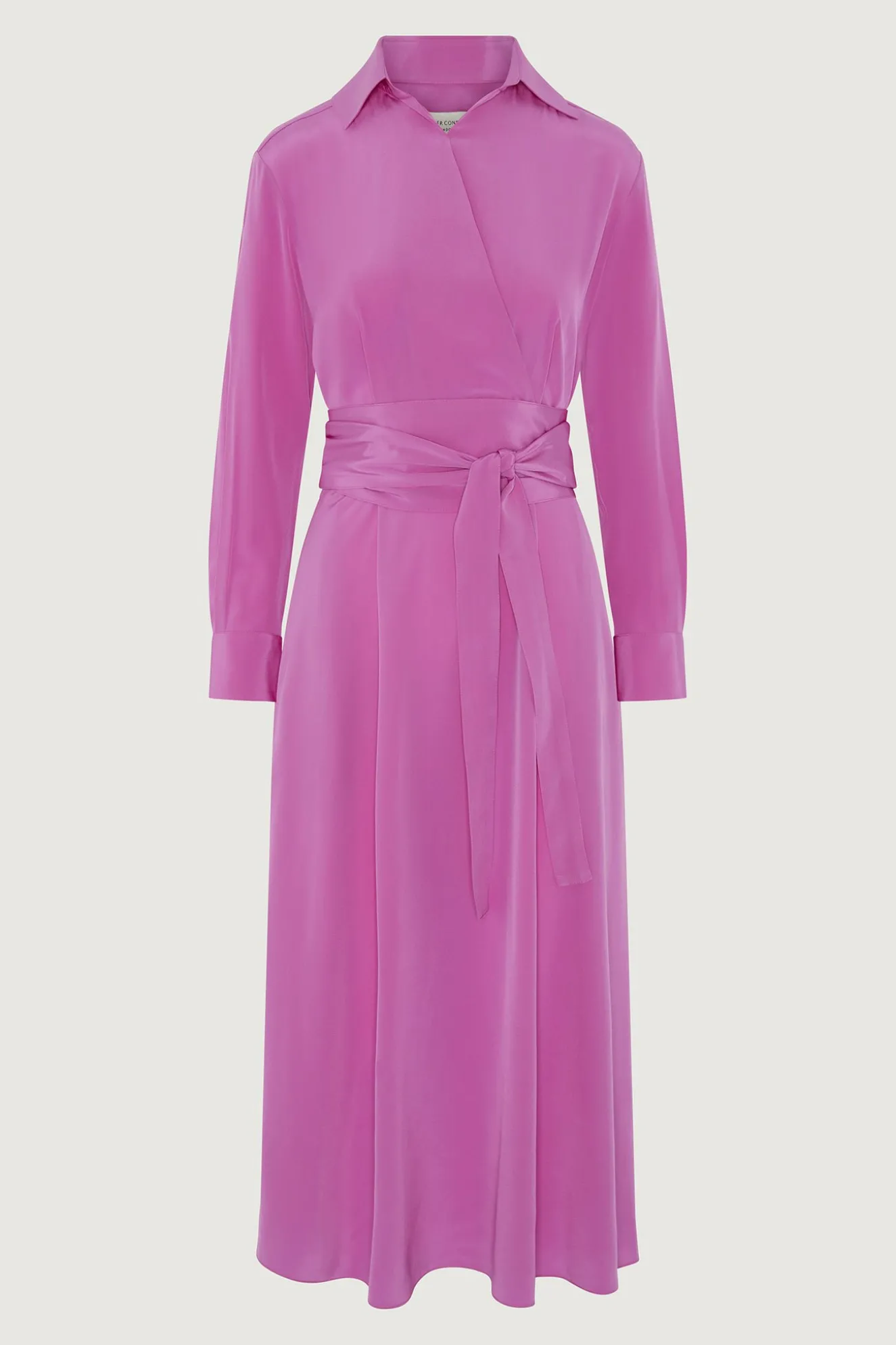 Jasper Conran Celia Silk Full Skirt Shirt Dress Cheap