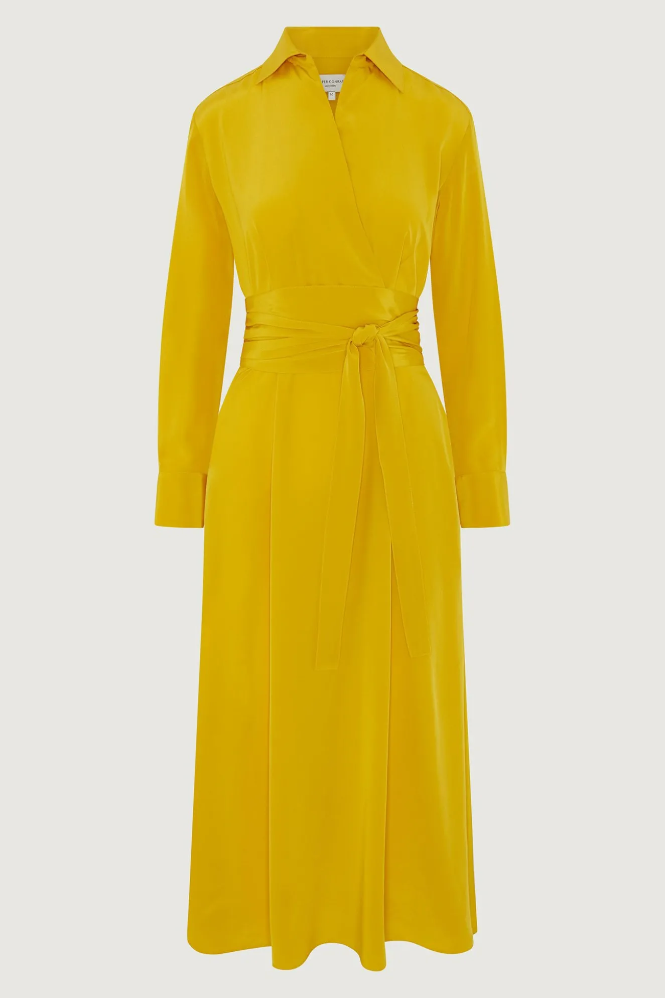 Jasper Conran Celia Silk Full Skirt Shirt Dress Cheap