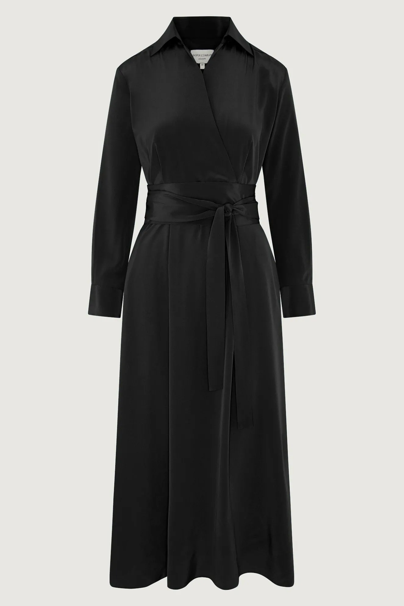 Jasper Conran Celia Silk Full Skirt Shirt Dress Discount