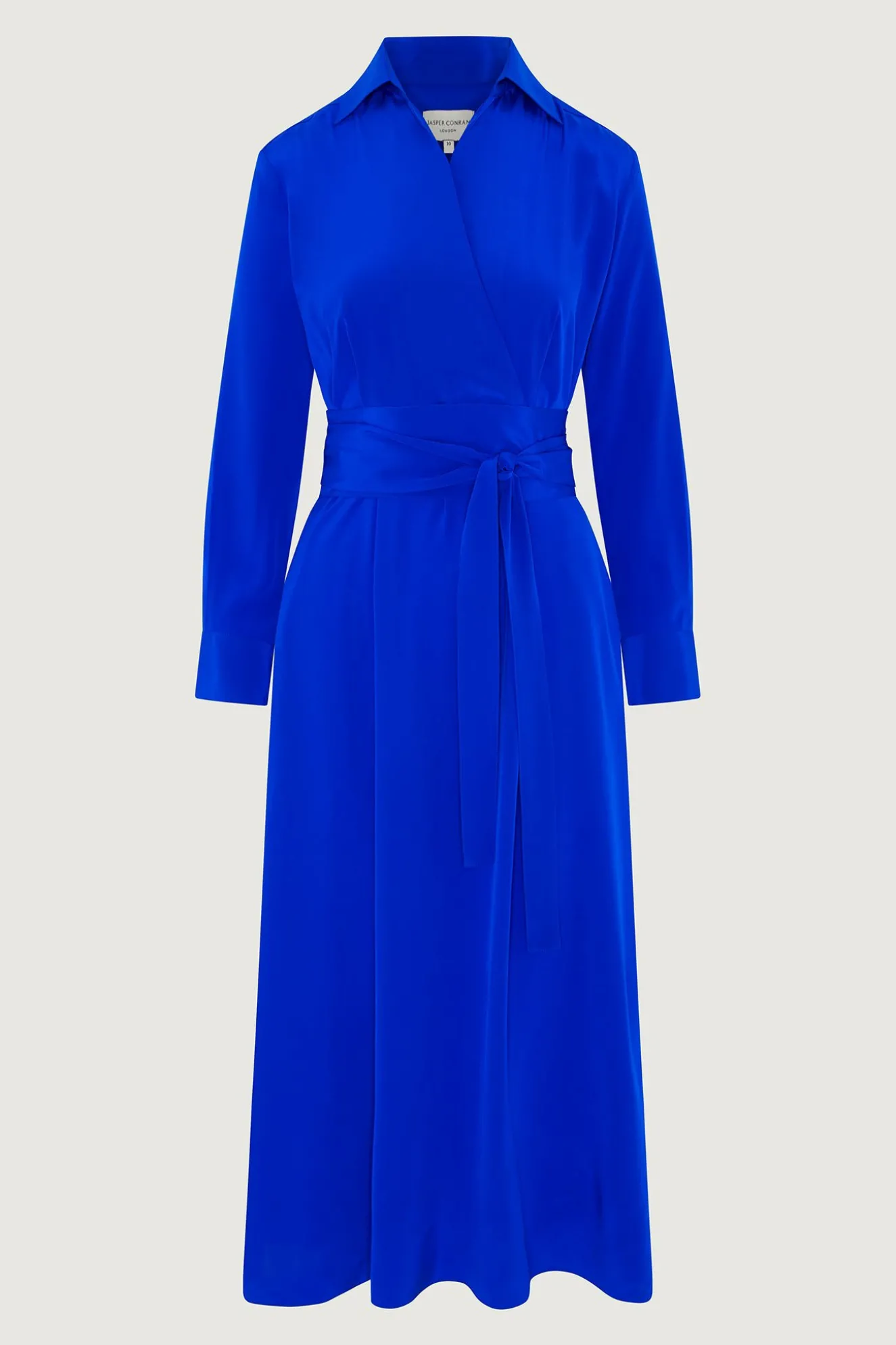 Jasper Conran Celia Silk Full Skirt Shirt Dress Discount