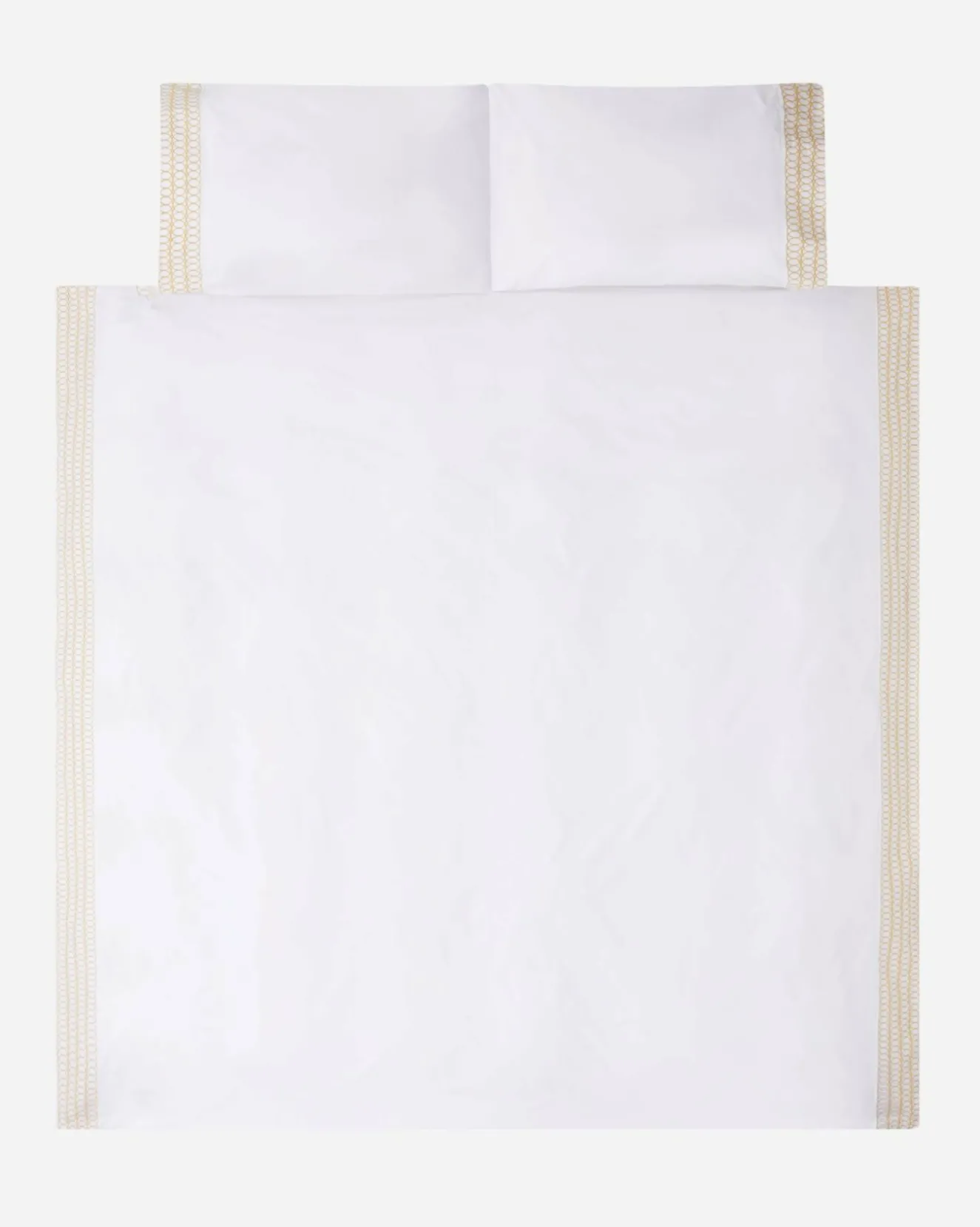 Jasper Conran Circles Embroidered Border Pillow Case Outlet
