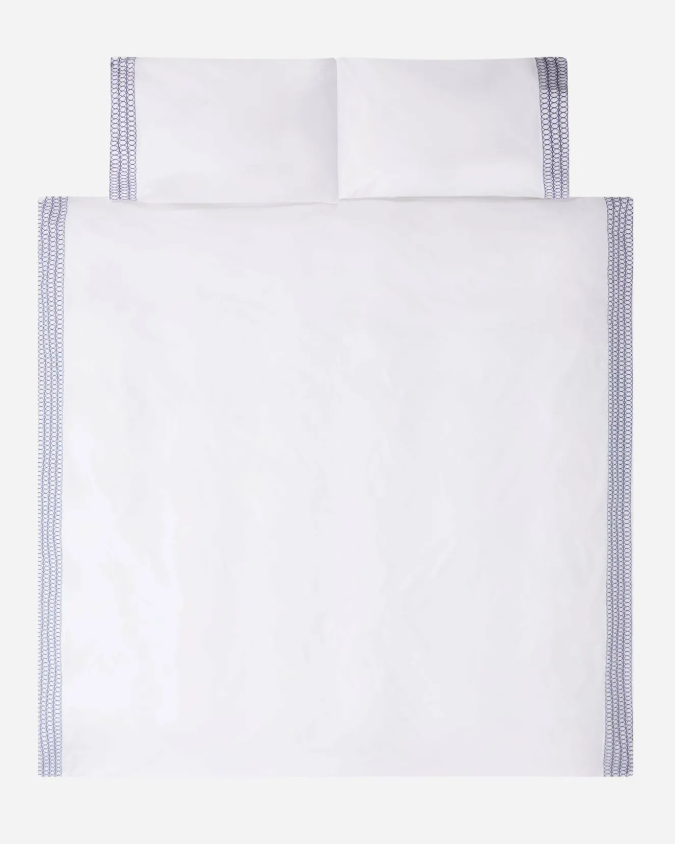 Jasper Conran Circles Embroidered Border Pillow Case Outlet