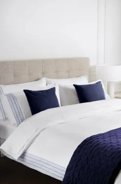 Jasper Conran Circles Embroidered Border Pillow Case Best Sale