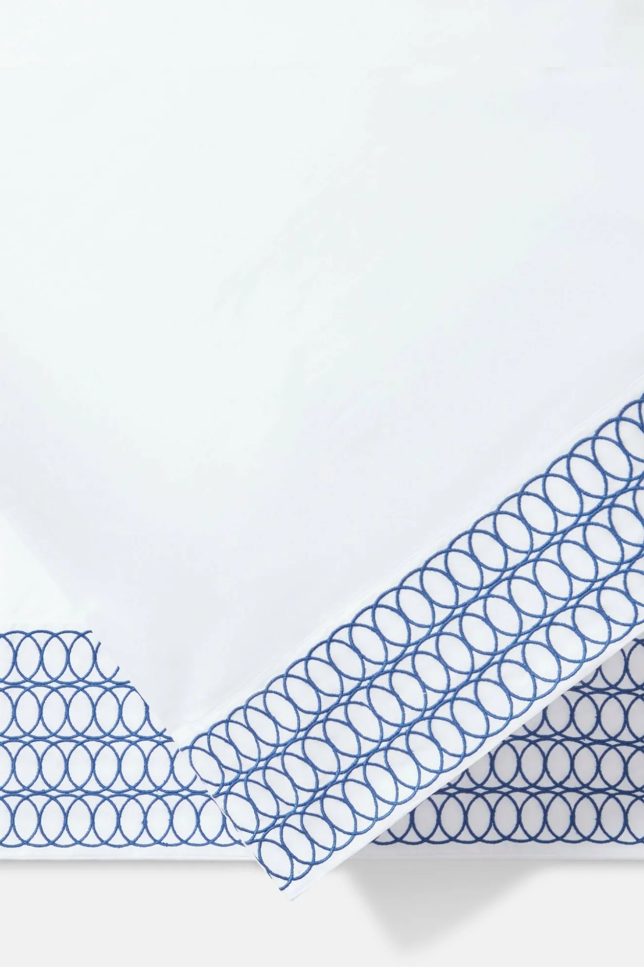 Jasper Conran Circles Embroidered Border Pillow Case Best Sale