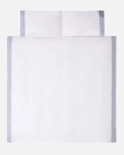 Jasper Conran Circles Embroidered Border Pillow Case Best Sale