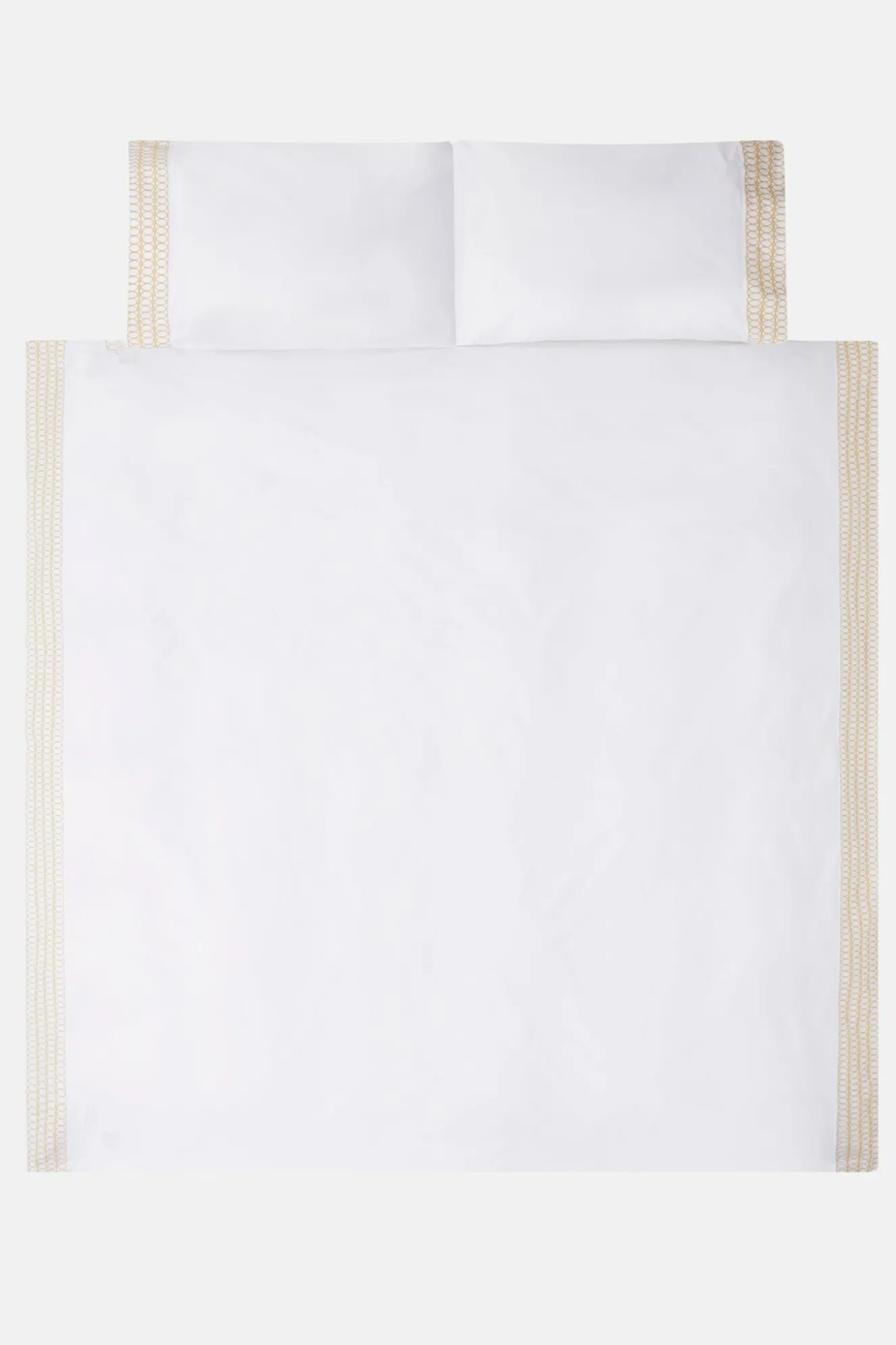 Jasper Conran Circles Embroidered Border Duvet Cover Outlet