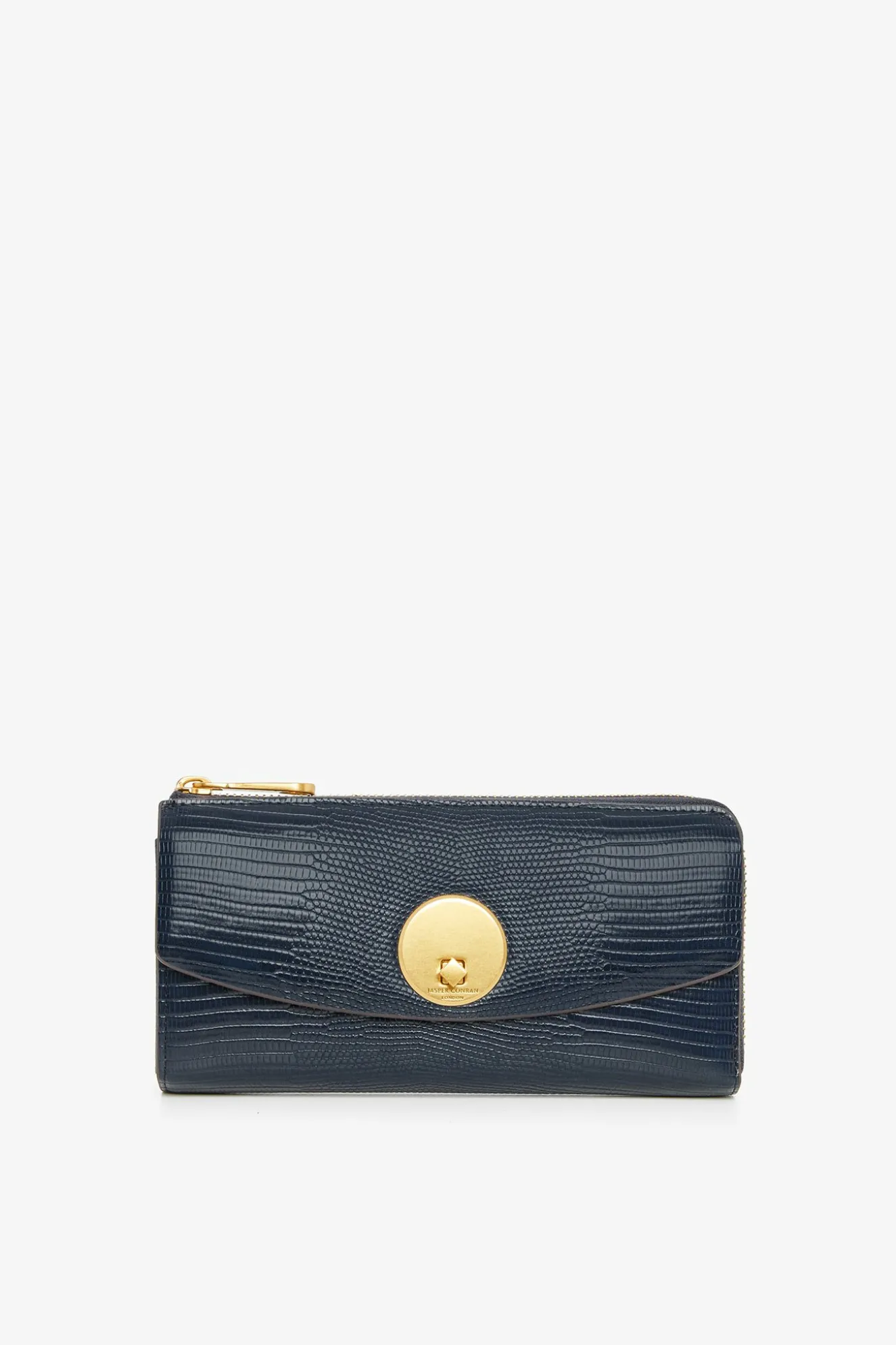 Jasper Conran Clara Lizard Large Zip Purse Sale