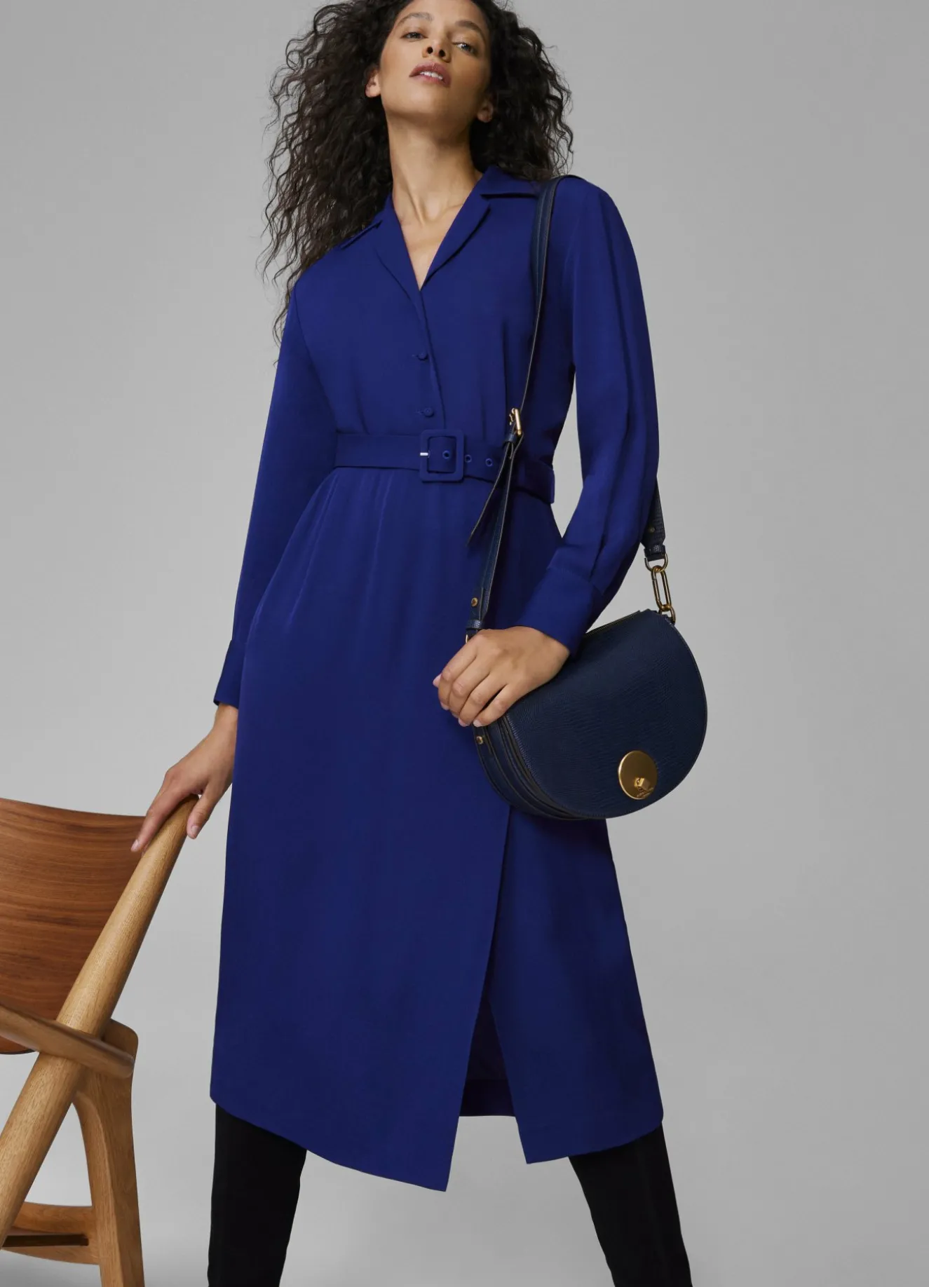 Jasper Conran Clara Lizard Saddle Bag Shop