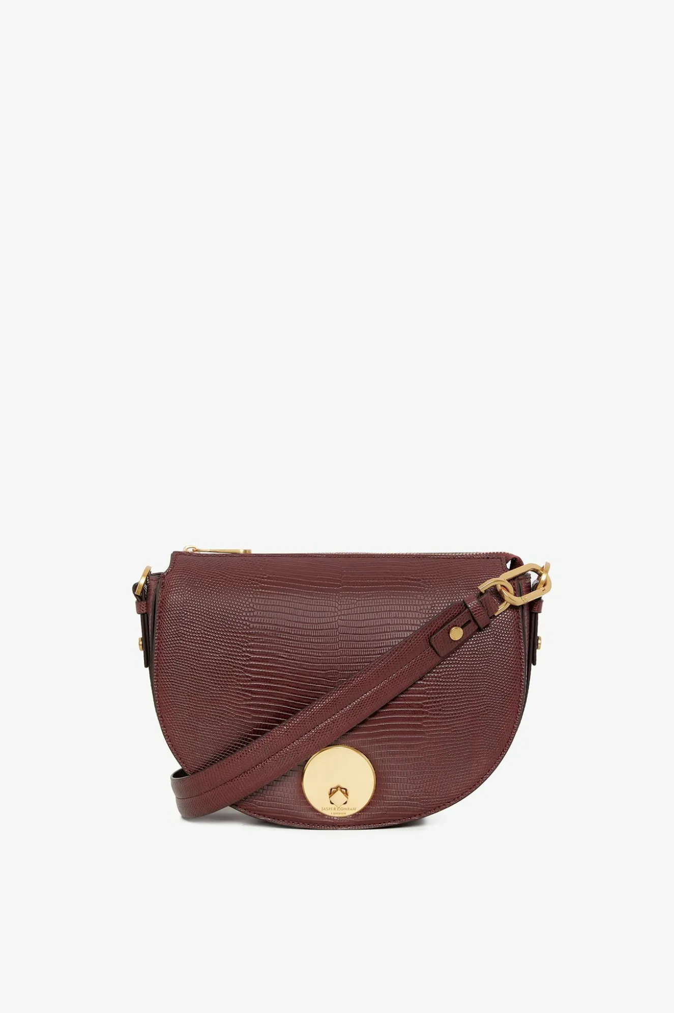 Jasper Conran Clara Lizard Saddle Bag Shop