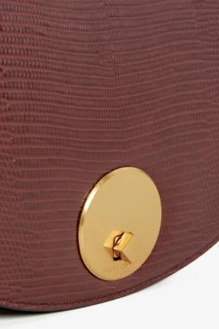 Jasper Conran Clara Lizard Saddle Bag Shop