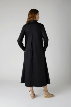 Jasper Conran Clemence Collared A-Line Dress With Obi Belt Black Shop