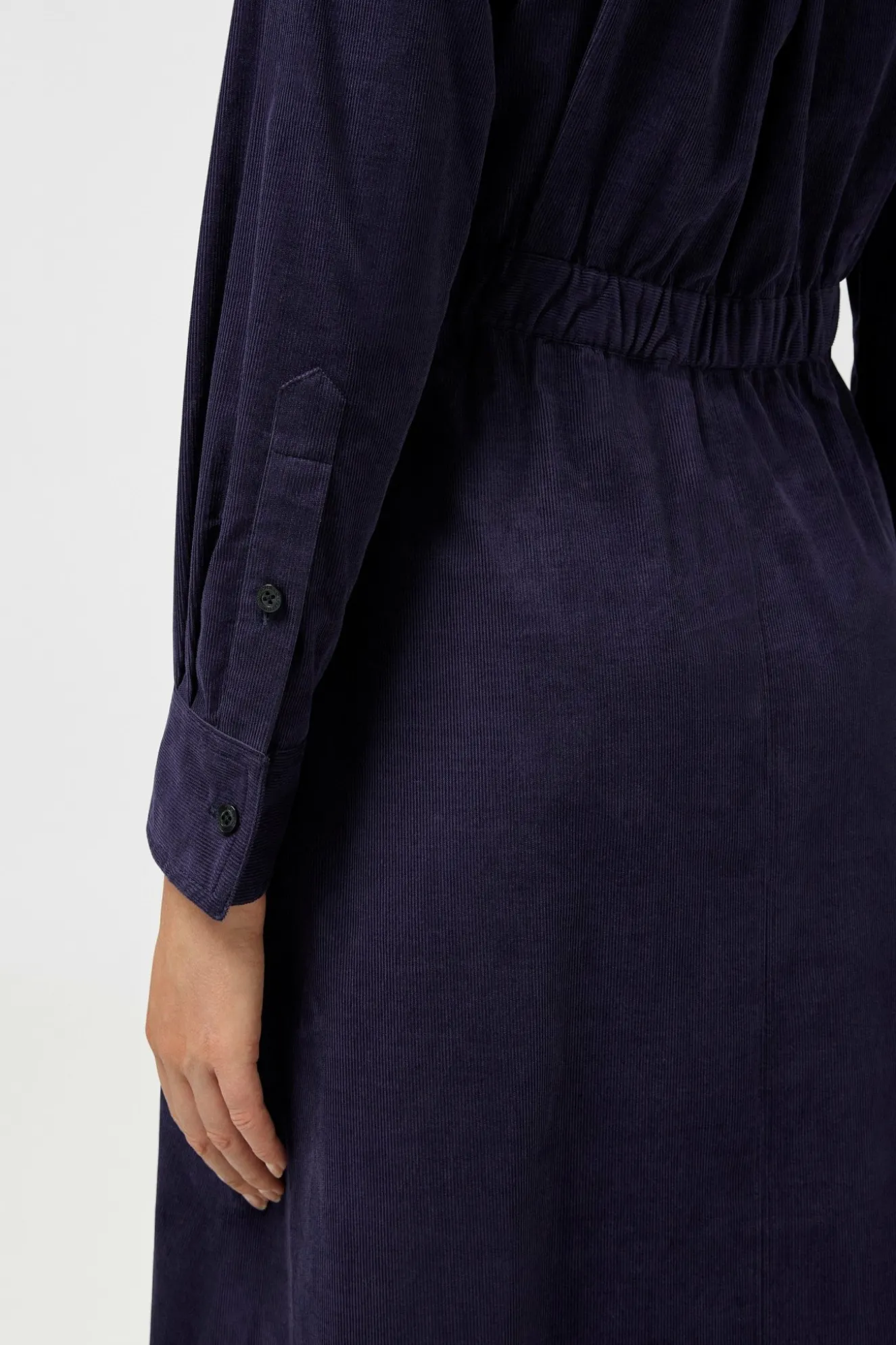 Jasper Conran Constance Needlecord Shirt Dress Blue Shop