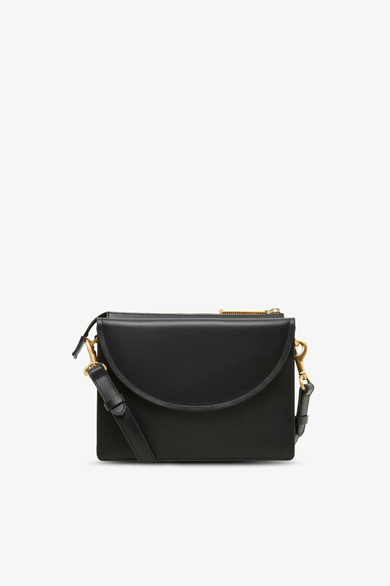 Jasper Conran Darcey Leather Double Flap Cross Body Bag Best Sale