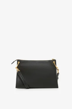 Jasper Conran Darcey Leather Triple Section Cross Body Black Cheap