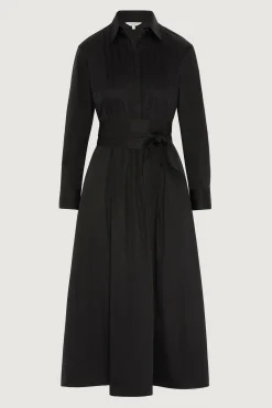 Jasper Conran Emily Pintuck Full Skirt Shirt Dress Hot
