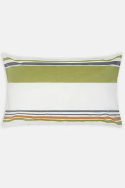 Jasper Conran Multi Stripe Percale Duvet Set Spinach Sudan Peacoat Stripe New