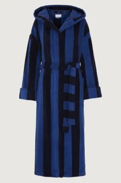 Jasper Conran Soft Lightweight Woven Stripe Hooded Robe Best