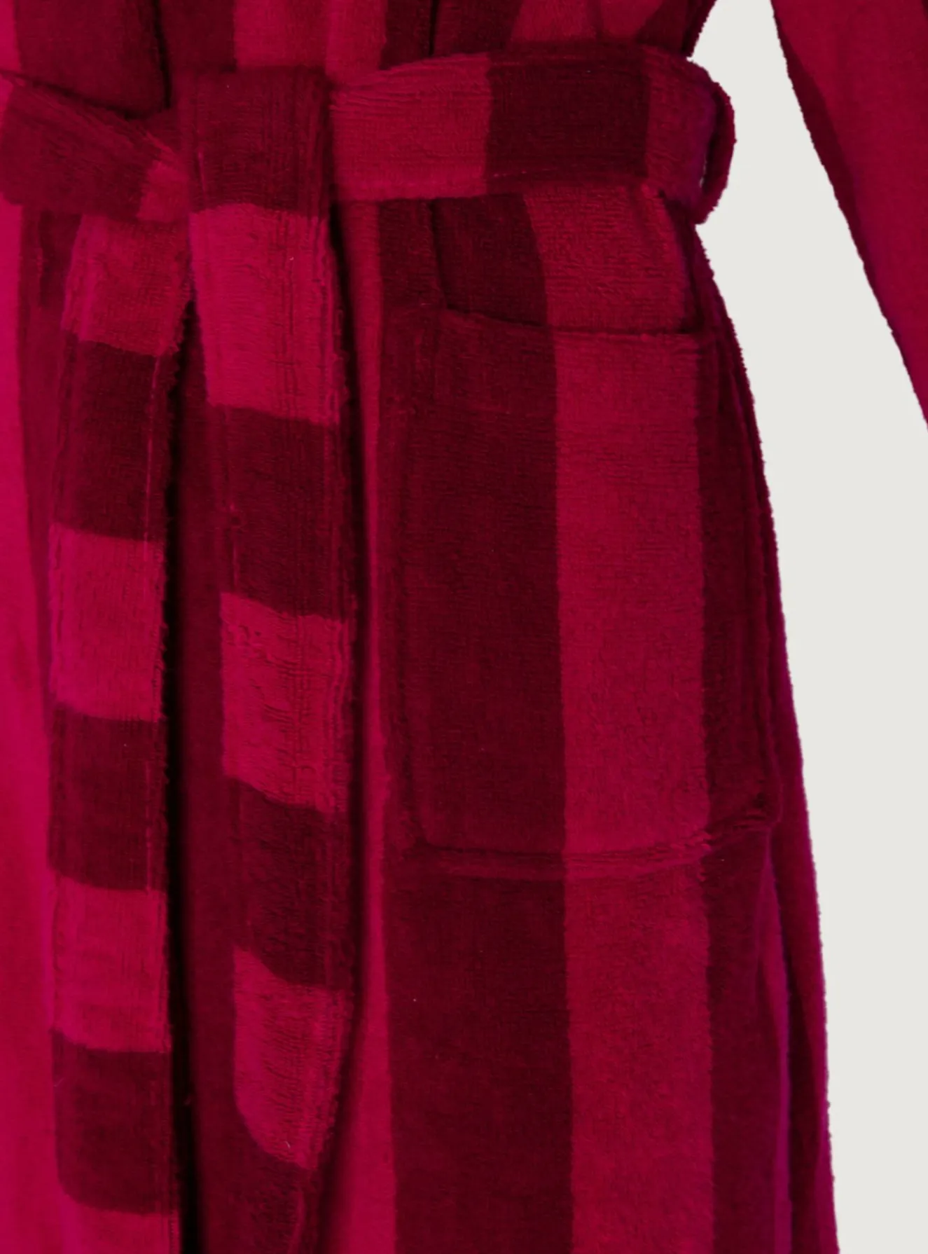 Jasper Conran Soft Lightweight Woven Stripe Hooded Robe Best